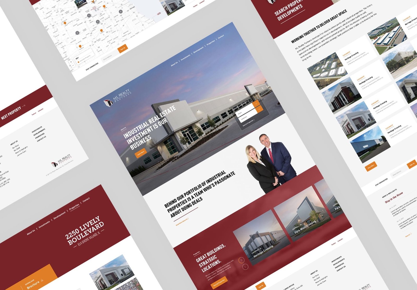 ML Realty Partners website design